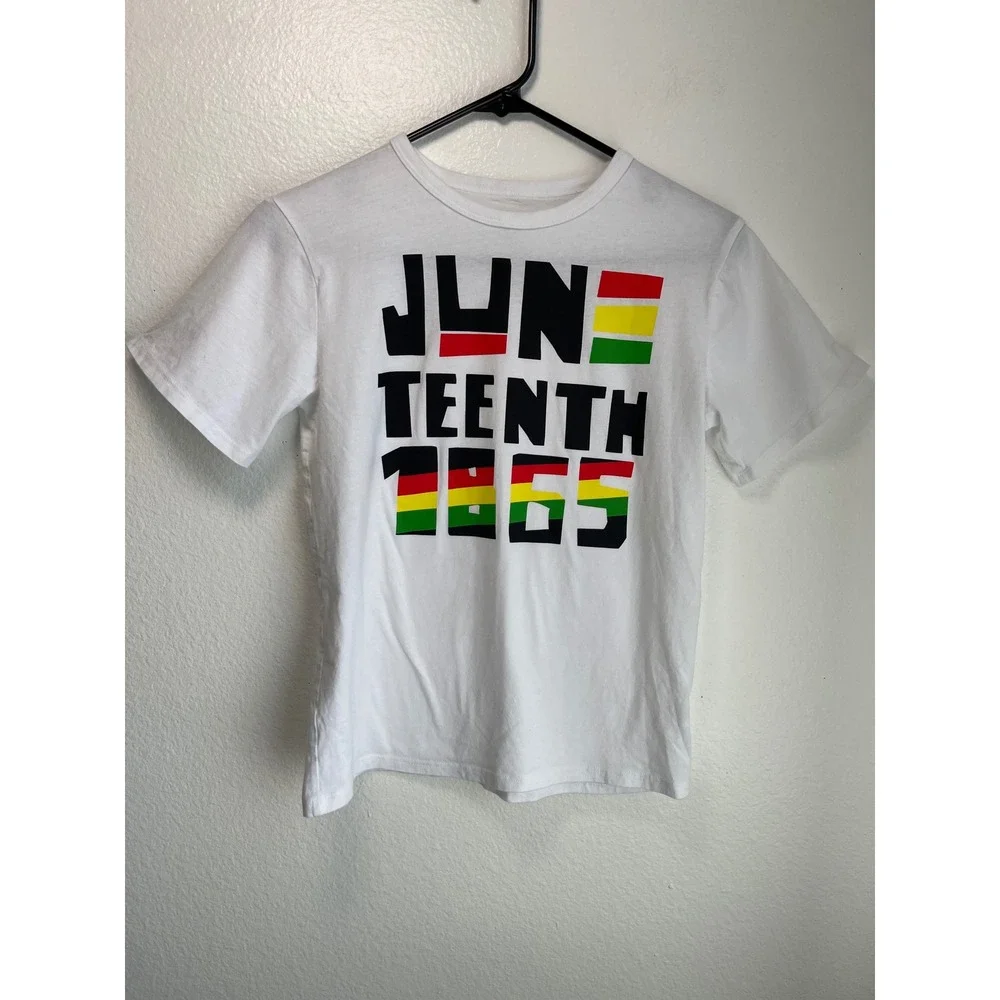 The‎ Childrens Place Kids Juneteenth 1865 Graphic Tee White Size L 10/12